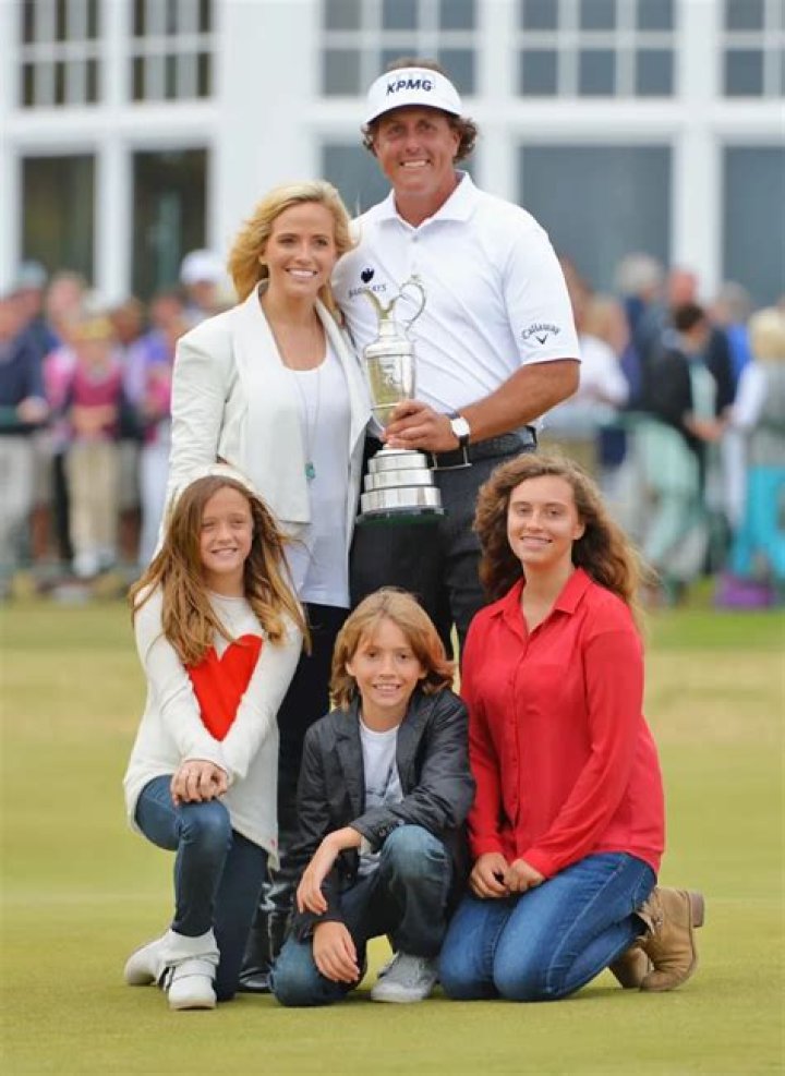 
A Peek At Golfer Phil Mickelson Family Tree with Three Kids 