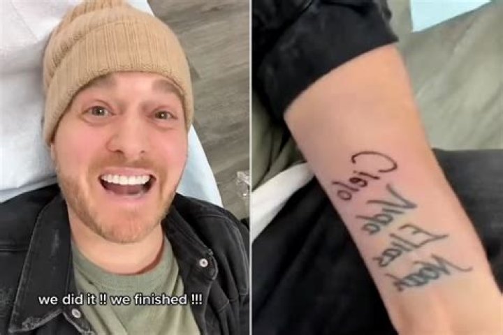 
Michael Bublé Gets Tattoo for Baby No. 4, Jokes His Next Kids Will Have ‘One Syllable Names’ 